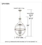 Quoizel - Chicago 17.5" Pendant by Quoizel - Image 4