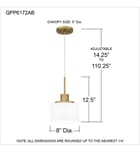 Quoizel - Callahan 8" Mini Pendant by Quoizel - Image 4