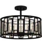 Quoizel - QSF5600MBK - Bankston 14.25" Semi-Flush Mount by Quoizel