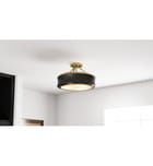 Quoizel - QSF6801MBK - Dylan 16" Semi-Flush Mount by Quoizel - Image 3