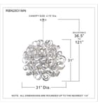 Quoizel - Ribbons 31" Pendant by Quoizel - Image 2