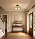 Quoizel - RORY1716MBK - Rory 15.75-inch Semi-Flush Mount by Quoizel - Image 2