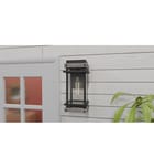 Quoizel - SAD8407MBK - Strader 15.5" Outdoor Wall Sconce by Quoizel - Image 2