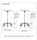 Quoizel - Squire 26" Chandelier by Quoizel - Image 2
