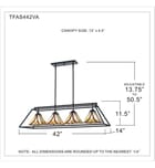 Quoizel - TFAS442VA - Asheville 42" Island Light by Quoizel - Image 4