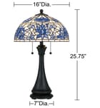 Quoizel - TFNR6325MBK - Wisteria Bloom 25.5-inch Table Lamp by Quoizel - Image 5
