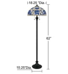 Quoizel - TFNR9362MBK - Wisteria Bloom 62-inch Floor Lamp by Quoizel - Image 4