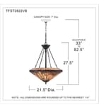 Quoizel - TFST2822VB - Stephen 21.5" Pendant by Quoizel - Image 2