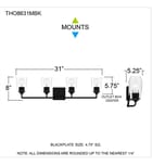 Quoizel - Thoresby 31'' Bath Vanity Light by Quoizel - Image 2