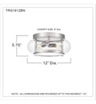 Quoizel - Trilogy 12" Flush Mount by Quoizel - Image 3