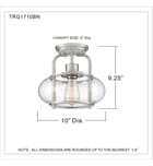 Quoizel - Trilogy 10" Semi-Flush Mount by Quoizel - Image 2