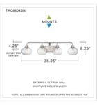 Quoizel - Trilogy 36.25" Bath Vanity Light by Quoizel - Image 2