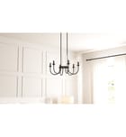 Quoizel - VSC5028MBK - Viscount 28" Chandelier by Quoizel - Image 2