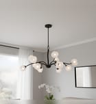 Quoizel - WALK5040MBK - Walker 40-inch Chandelier by Quoizel - Image 3