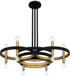 Quoizel - WID5030MBK - Winsland 30" Chandelier by Quoizel - Image 8