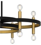 Quoizel - WID5030MBK - Winsland 30" Chandelier by Quoizel - Image 7