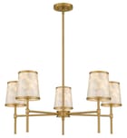 Quoizel - WIND5032BRG - Windley 32-inch Chandelier by Quoizel