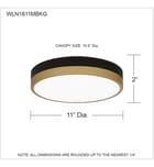 Quoizel - Weldin 11" Semi-Flush Mount by Quoizel - Image 2