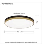 Quoizel - Weldin 20" Flush Mount by Quoizel - Image 3