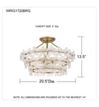 Quoizel - WRIG1720BRG - Wright 20.5-inch Semi-Flush Mount by Quoizel - Image 7