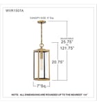 Quoizel - Westover 7'' Pendant by Quoizel - Image 2
