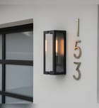 Quoizel - YOUN8406MBK - Young 14-inch Outdoor Wall Sconce by Quoizel - Image 4