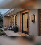 Quoizel - YOUN8407MBK - Young 18-inch Outdoor Wall Sconce by Quoizel - Image 5