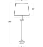Regina Andrew - 13-1172 - Clove Stem With Black Shade 28.5" Table Lamp by Regina Andrew - Image 3