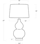 Regina Andrew - 13-1279NAV - Regina Andrew Madison 27" Table Lamp by Regina Andrew - Image 2