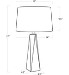 Regina Andrew - 13-1319 - Angelica Crystal Small 27" Table Lamp by Regina Andrew - Image 2