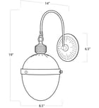 Regina Andrew - 15-1056BBNB - Otis 19" Wall Sconce by Regina Andrew - Image 2