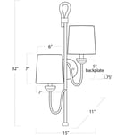 Regina Andrew - 15-1125 - Regina Andrew Bimini 32" Wall Sconce by Regina Andrew - Image 2