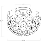 Regina Andrew - 16-1176 - Charlotte 15.5" Flush Mount by Regina Andrew - Image 2