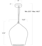 Regina Andrew - Regina Andrew Georgian 14.5" Pendant by Regina Andrew - Image 2