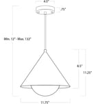 Regina Andrew - Hilton 11.75" Pendant by Regina Andrew - Image 2