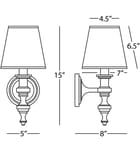 Robert Abbey - 1224 - Arthur 7" Wall Sconce by Robert Abbey - Image 2