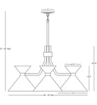 Robert Abbey - 1254 - Cinch 36" Chandelier by Robert Abbey - Image 2