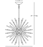 Robert Abbey - Andromeda 28" Pendant by Robert Abbey - Image 2