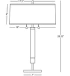 Robert Abbey - 205 - Dexter 28.25" Table Lamp by Robert Abbey - Image 2
