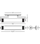 Robert Abbey - 251 - Wyatt 18.5" Wall Sconce by Robert Abbey - Image 2