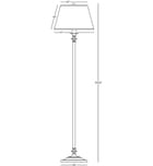 Robert Abbey - 2606X - Wilton 59.25" Floor Lamp by Robert Abbey - Image 2
