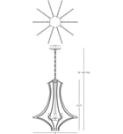 Robert Abbey - 467 - Grace 22" Chandelier by Robert Abbey - Image 2