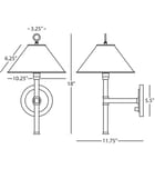 Robert Abbey - Aaron 18" Wall Sconce by Robert Abbey - Image 2