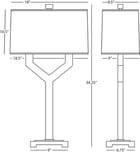 Robert Abbey - 820B - Valerie 34.25" Table Lamp by Robert Abbey - Image 2