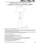 Robert Abbey - Triple Gourd 32.75" Table Lamp by Robert Abbey - Image 4