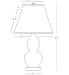 Robert Abbey - MCR53 - Small Double Gourd 22" Table Lamp by Robert Abbey - Image 2