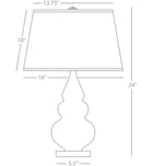 Robert Abbey - MOB33 - Small Triple Gourd 24" Table Lamp by Robert Abbey - Image 2