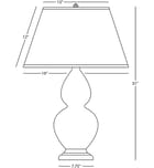 Robert Abbey - MOB55 - Double Gourd 31" Table Lamp by Robert Abbey - Image 2