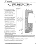 Robert Abbey - S622 - Michael Berman Brut 7" Wall Sconce by Robert Abbey - Image 3