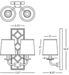 Robert Abbey - Z1031 - Williamsburg Lightfoot 13.5" Wall Sconce by Robert Abbey - Image 2